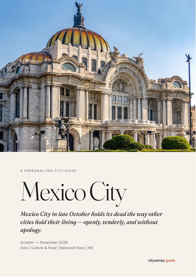 Mexico City guide cover