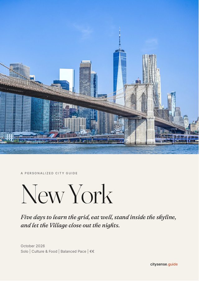 New York guide cover