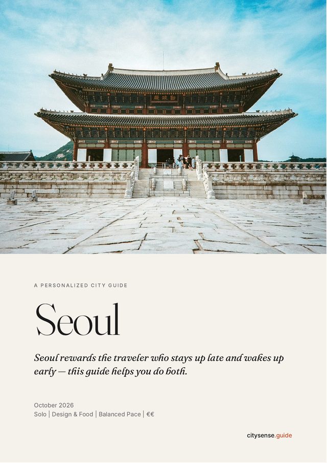 Seoul guide cover
